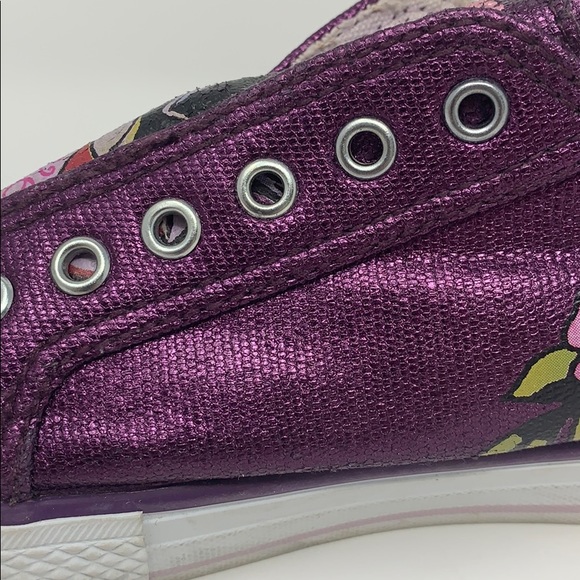 Purple bling woman’s gym shoe; good condition - Picture 8 of 16